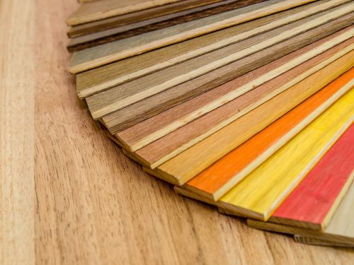 Stained Hardwood Floor